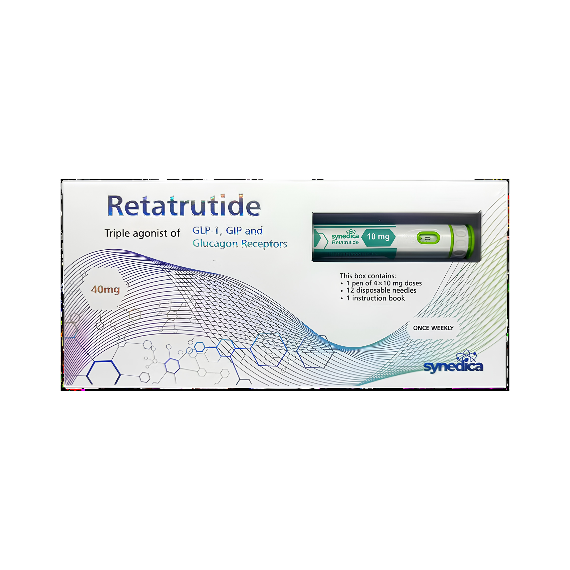 TIRZEPATIDA CANETA UNICA 40 MG