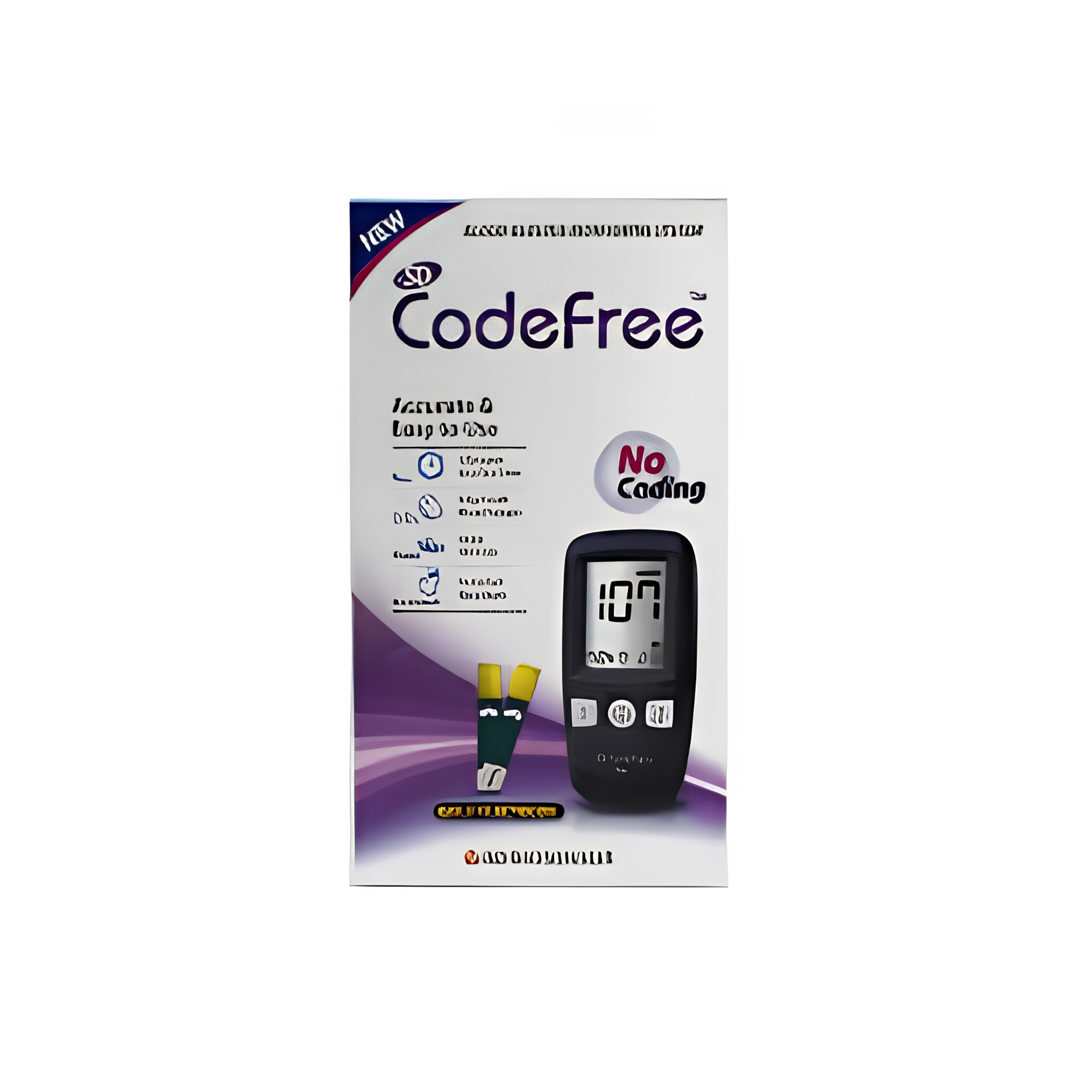 CODEFREE MEDIDOR AZUCAR CAJA X 1
