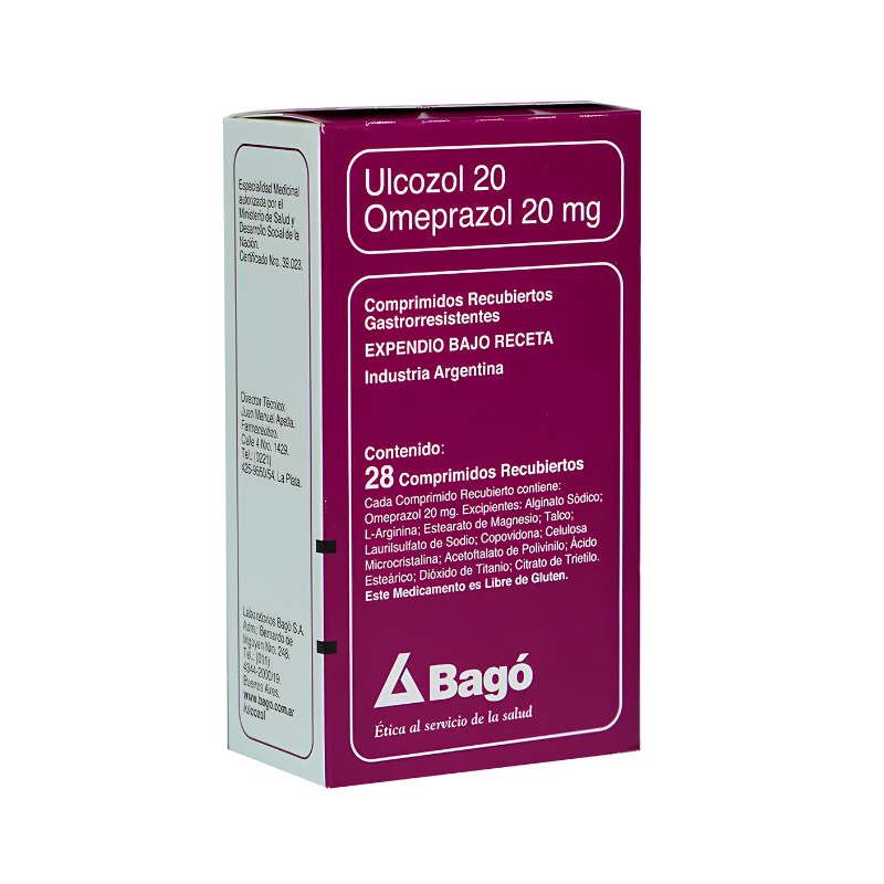 ULCOZOL OMEPRAZOL 20MG X 14 COMP